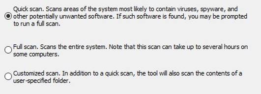 برنامج Microsoft Safety Scanner