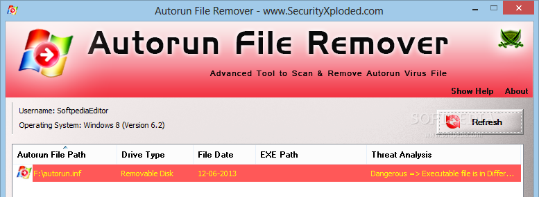 برنامج Autorun File Remover 5.0