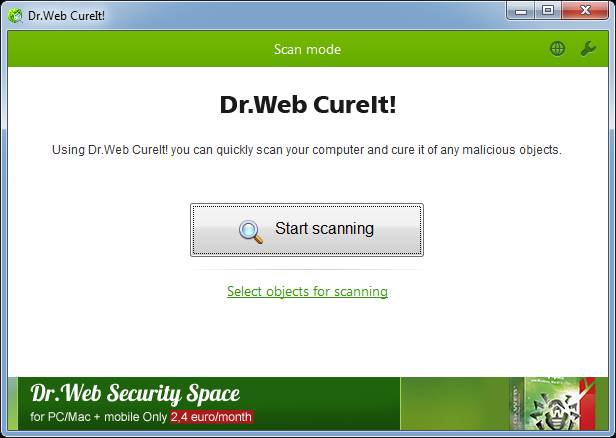برنامج Dr. Web CureIt
