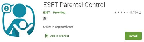 تطبيق ESET Parental Control
