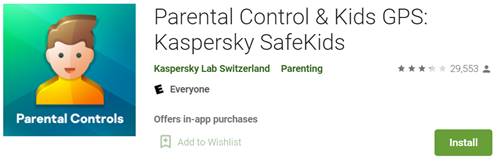تطبيق kaspersky safe kids