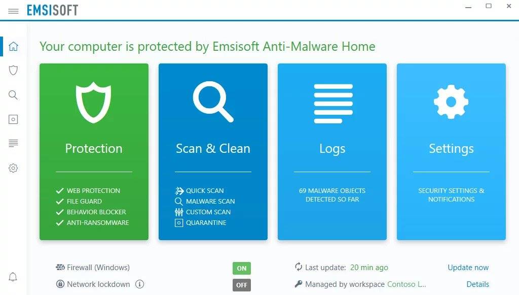 برنامج Emsisoft Anti-Malware