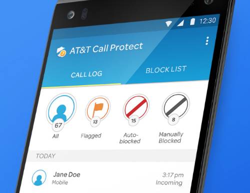 تطبيق AT&T Call Protect