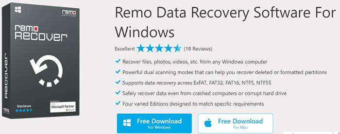 برنامج Remo Recover