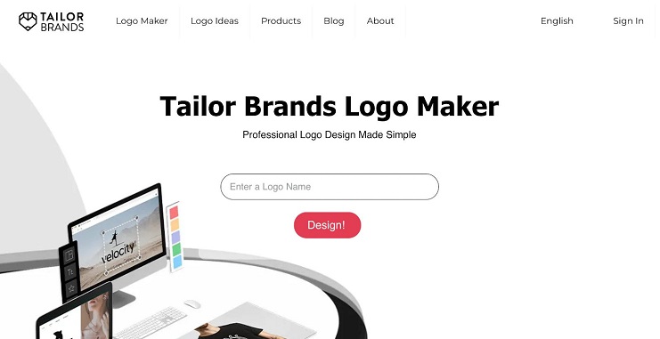 موقع Tailor Brands Logo Maker